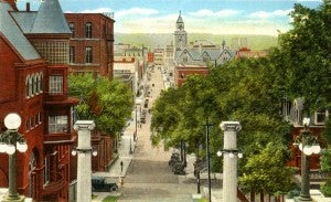 View of Troy from the Approach, circa 1920s