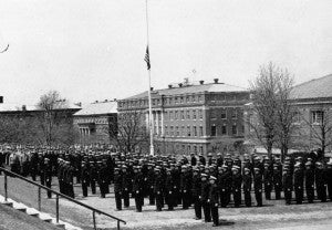 Military Drill, Transit, 1945