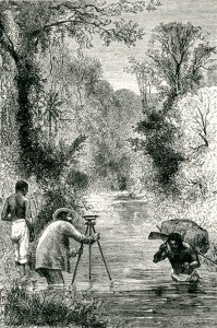 Le Canal de Panama, L'isthme Americain Explorations; Comparaison des Traces Etudies Negociations; etat des Travaux, by Lucien N.B. Wyse, 1886.