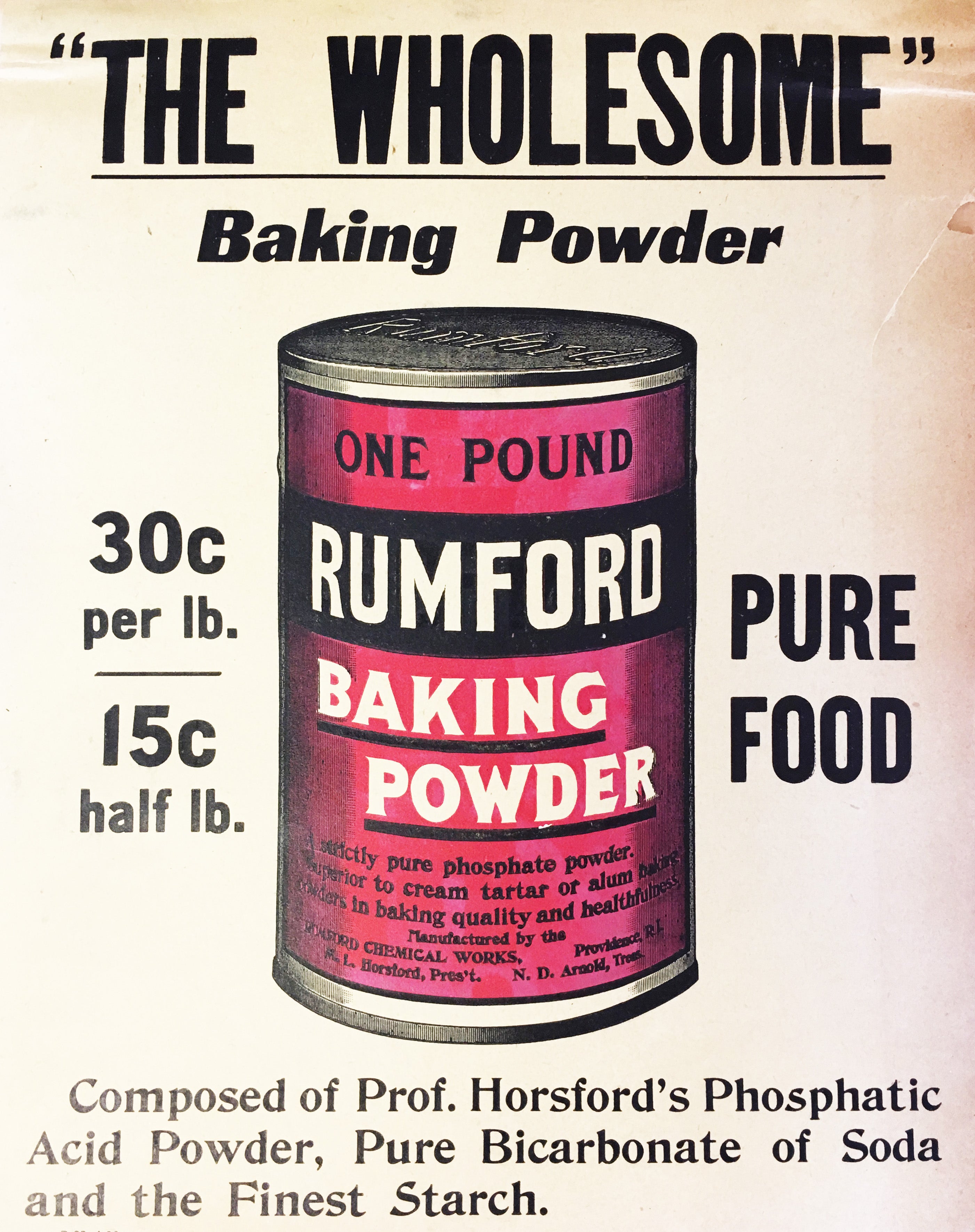 Rumford, wholesome pure food