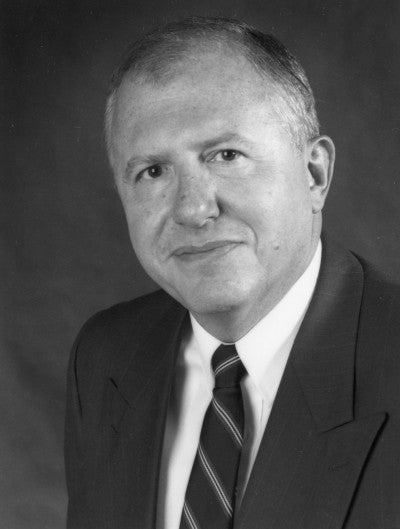 Black-and-white head-and-shoulders photograph of Gary Judd