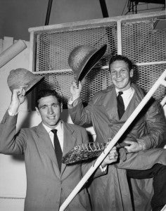 1948 Lacrosse Co-captains Daymon Jordan and Marty Davis