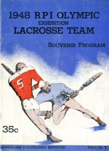 1948 Olympics Lacrosse team Souvenir Program