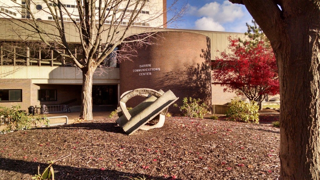 Can you identify the concrete object near the center of this photo?