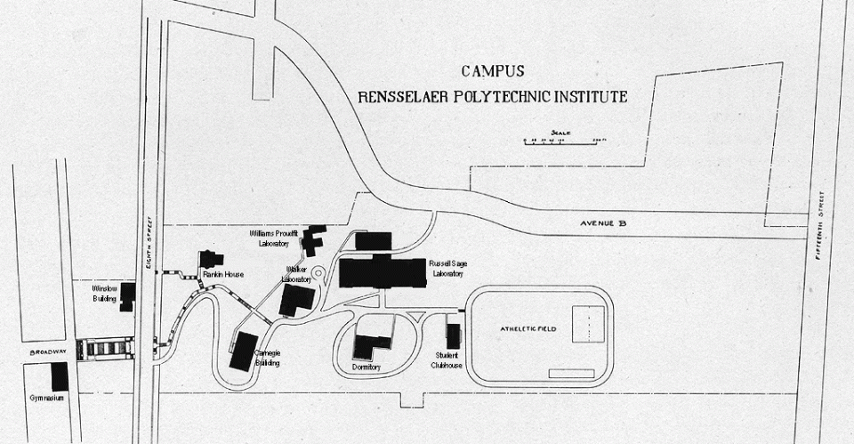 1909 Campus Map