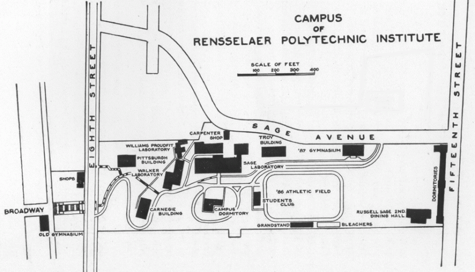 1925 Campus Map