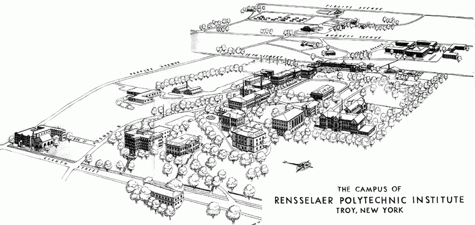 1960 Campus Map