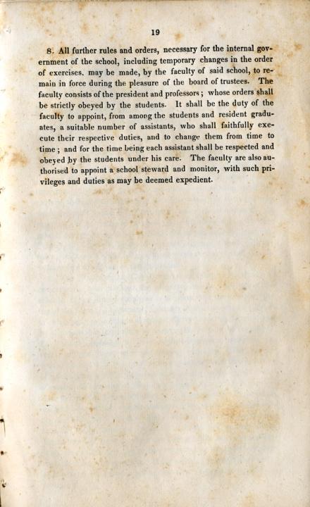 By Laws of the Rensselaer School, 1833 - page 6