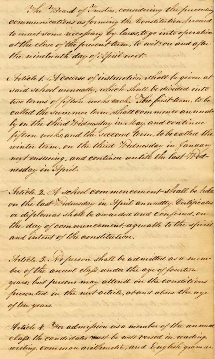 Board of Trustees Minutes, Dec. 29, 1824, pg 3
