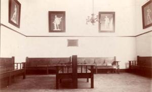 View of Carnegie Building upperclass lobby (circa 1908)
