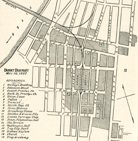 Map of Fire District Troy