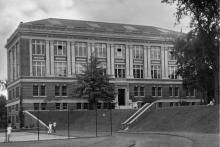 Exterior view of the Greene Building (northern elevation, date unknown)