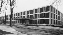 Exterior view of the MRC (north-northwest elevation, date unknown)